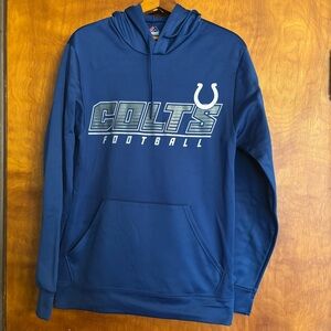 Indianapolis Colts Hoodie Mens S Blue NFL Team Apparel Sweatshirt BNWT